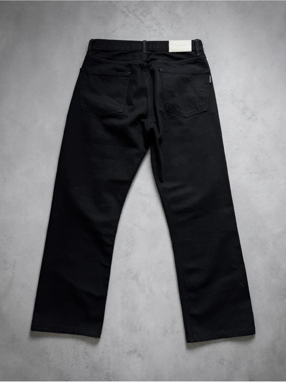 Nwot Sandro Paris Men's Black relax Straight-Leg Jeans
